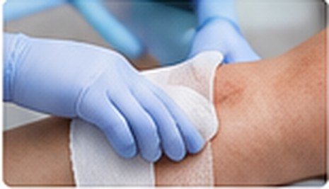 Clinical wound dressing care